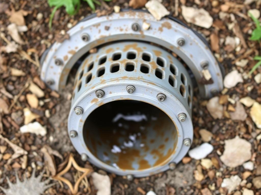 Cast-iron mainline stormwater inletфото