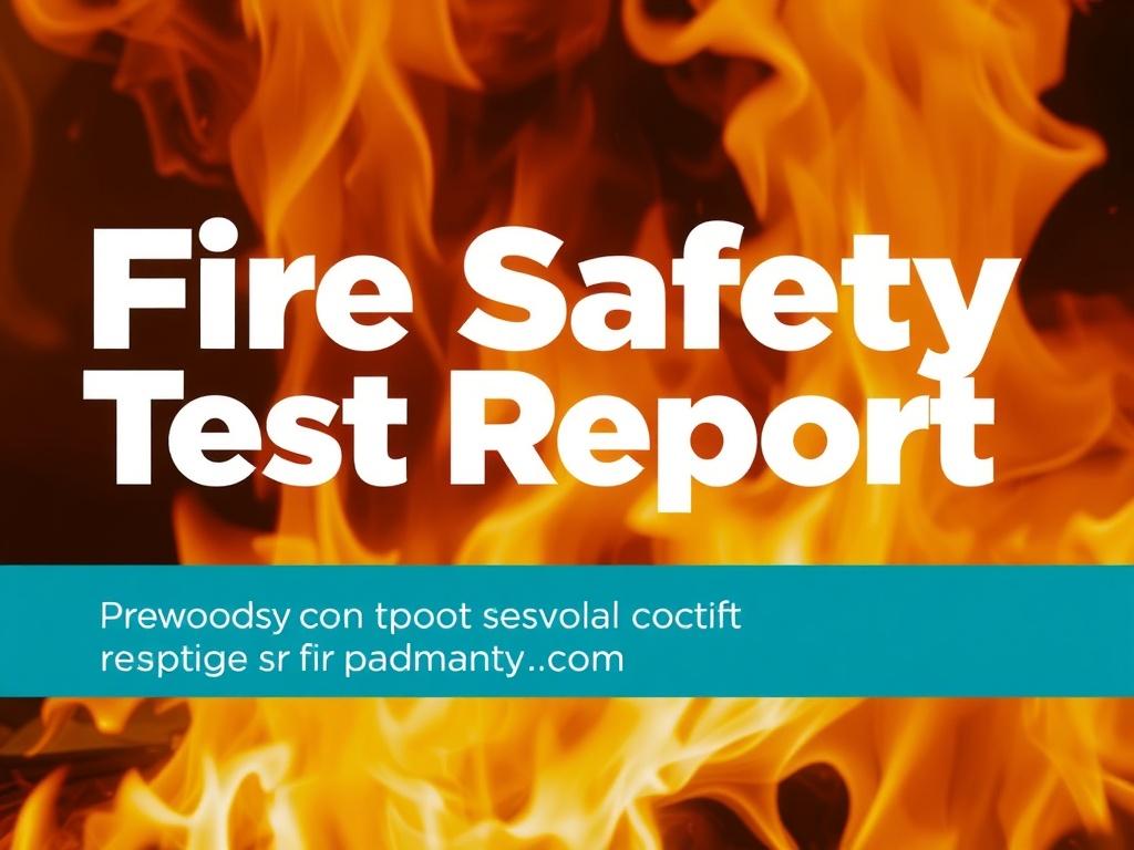 Fire Safety Test Report Fire Safety Test Reportфото